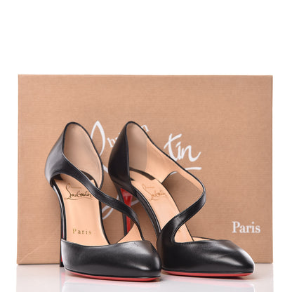 Christian Louboutin Shiny Nappa Catchy One 100 Pumps 36.5 Black 9 of 9