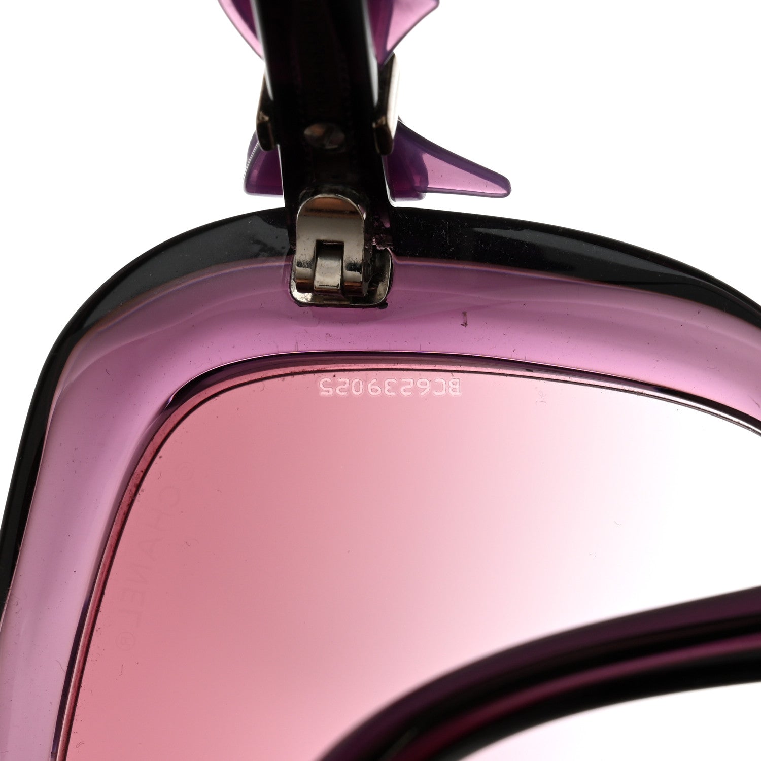 Chanel Acetate CC Bow Sunglasses 5171 Purple 7 of 8