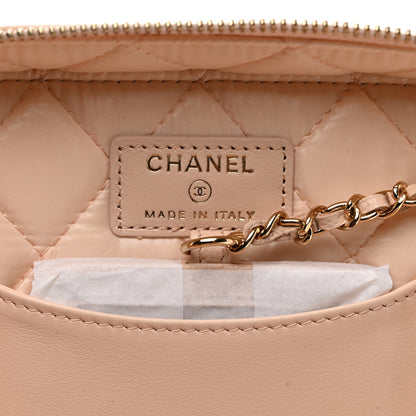 Chanel Caviar Quilted Large Vanity Pouch Light Beige 6 of 8