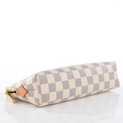 Louis Vuitton Damier Azur Cosmetic Pouch GM 4 of 12