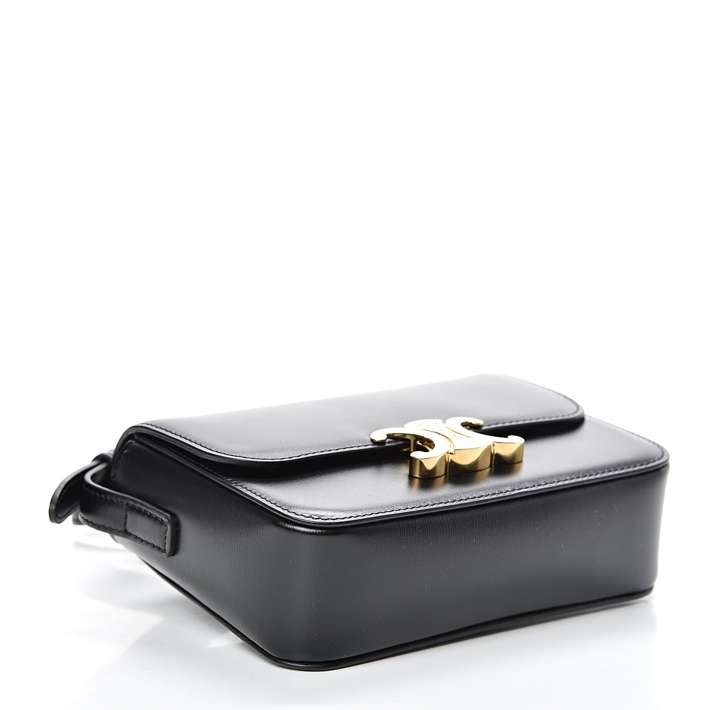 Shiny Calfskin Nano Triomphe Black
