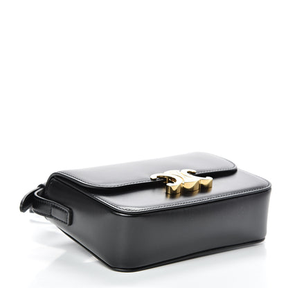Celine Shiny Calfskin Nano Triomphe Black 3 of 11