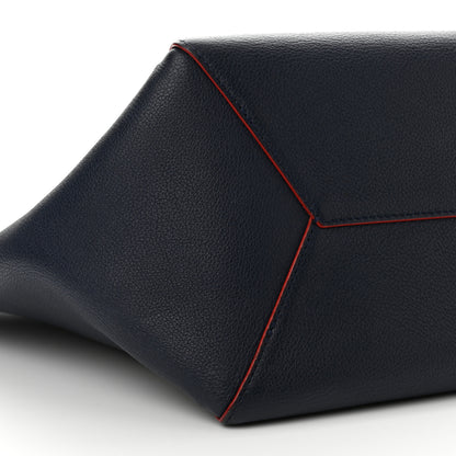 Louis Vuitton Calfskin Braided Lockme Cabas Marine Rouge 8 of 14