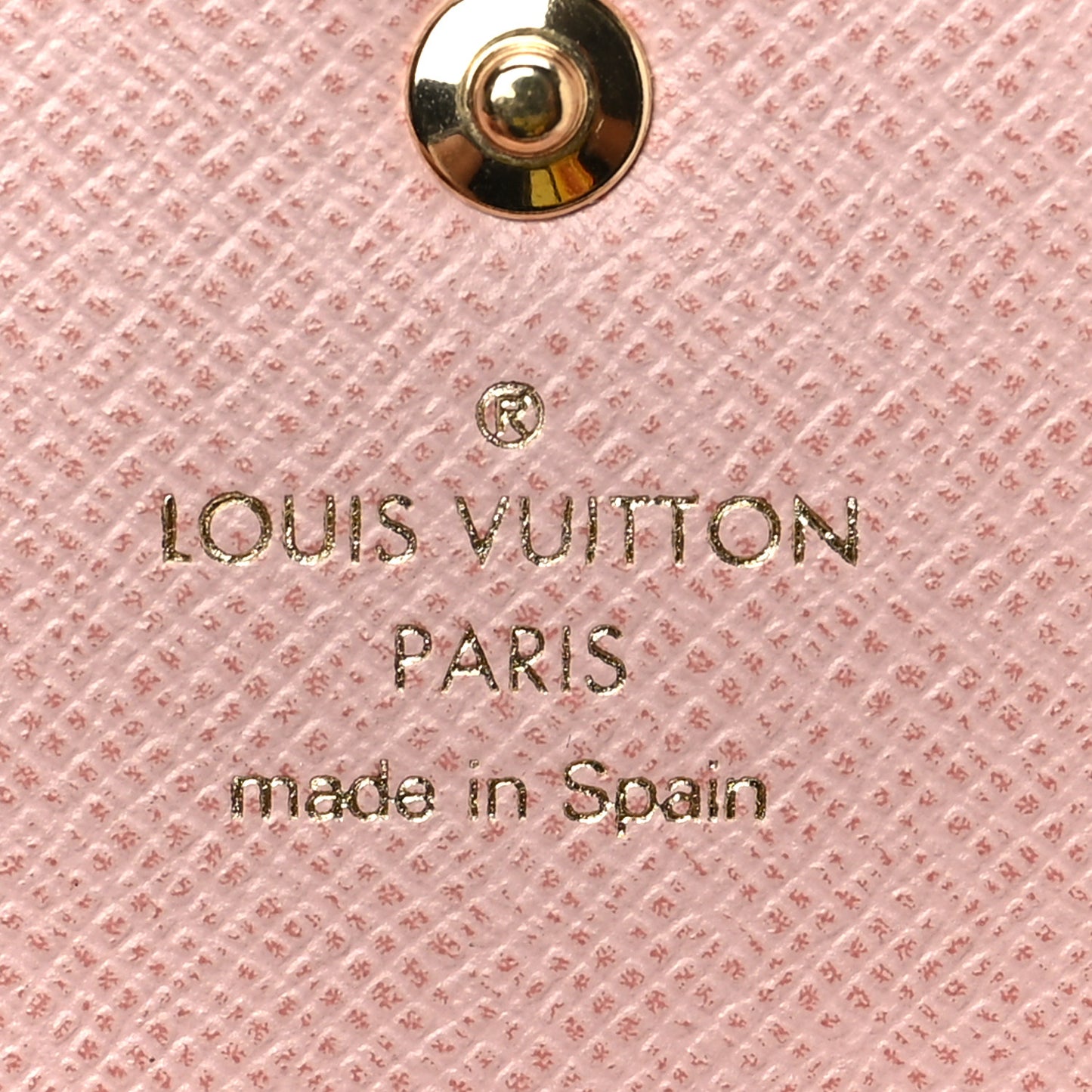 Damier Ebene Rosalie Coin Purse Rose Ballerine
