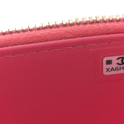 Chanel Caviar Quilted Small Vanity Case With Chain Pink 7 of 10