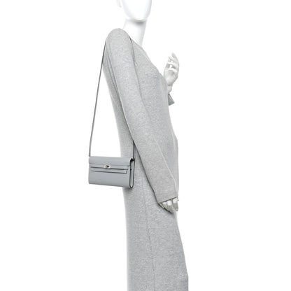 Hermes Epsom Kelly Wallet To Go Gris Pantin 2 of 10