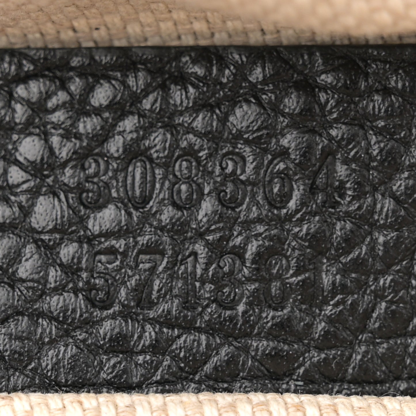 Pebbled Calfskin Small Soho Disco Bag Black