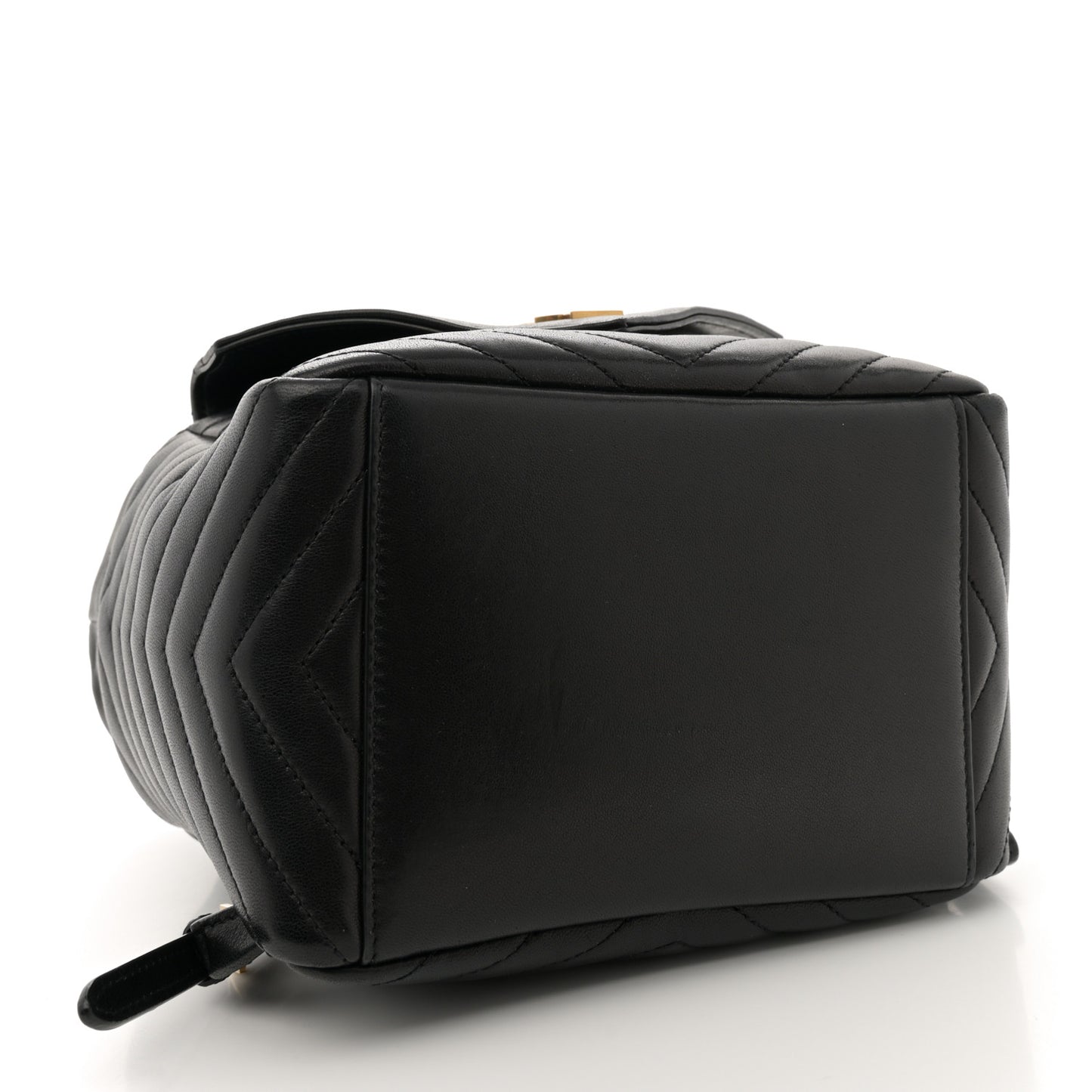 Lambskin Matelasse Monogram Joe Backpack Black