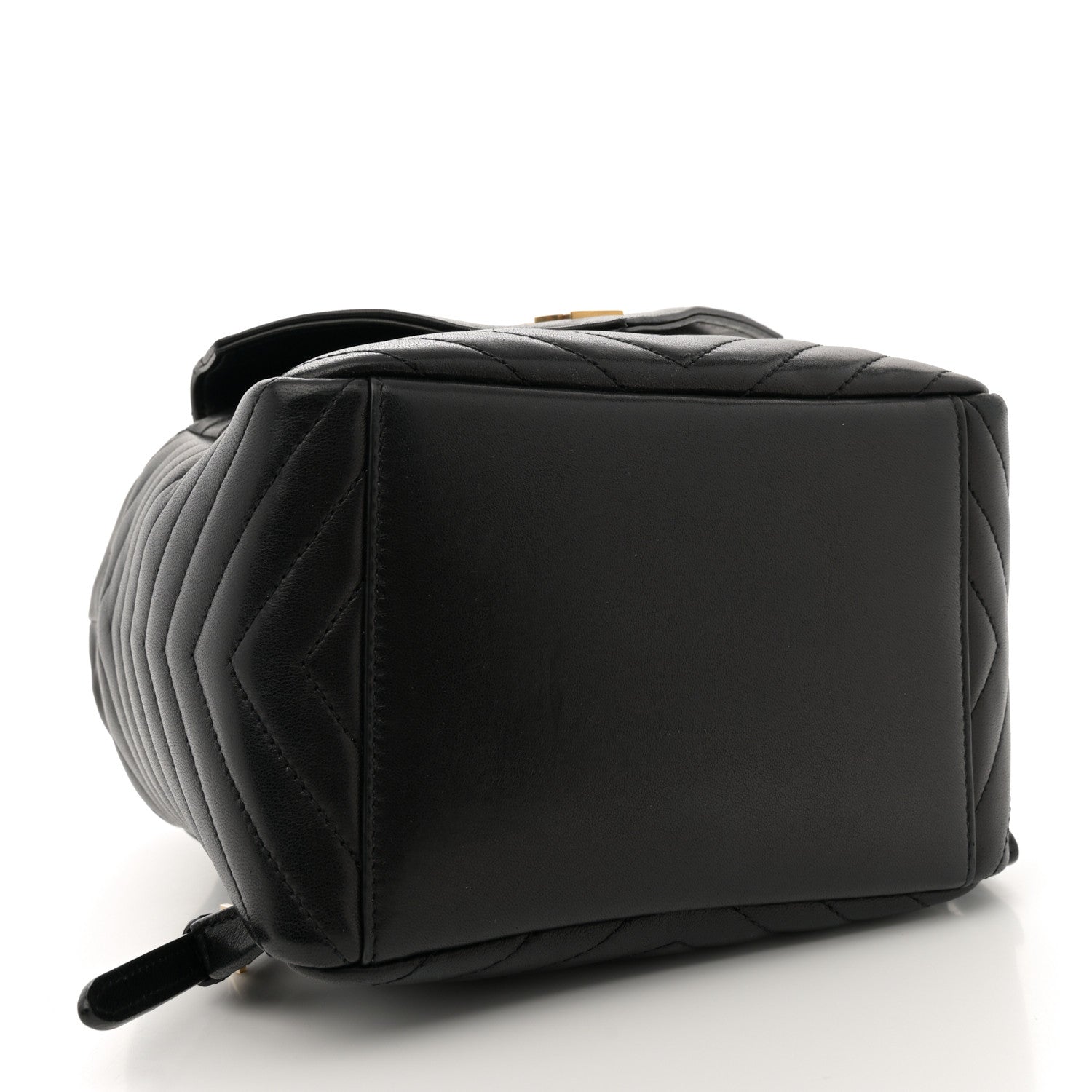 Saint Laurent Lambskin Matelasse Monogram Joe Backpack Black 4 of 13