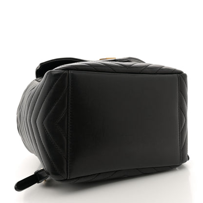Saint Laurent Lambskin Matelasse Monogram Joe Backpack Black 4 of 13