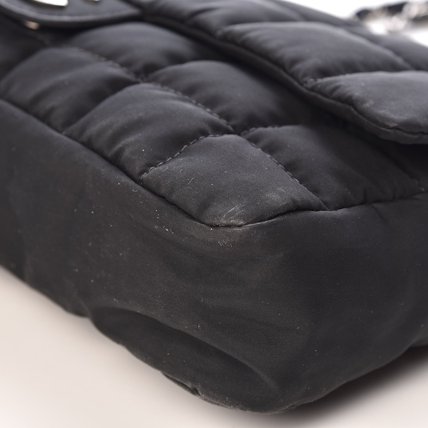 Chanel Nylon Square Quilted Flap Black 12 of 15