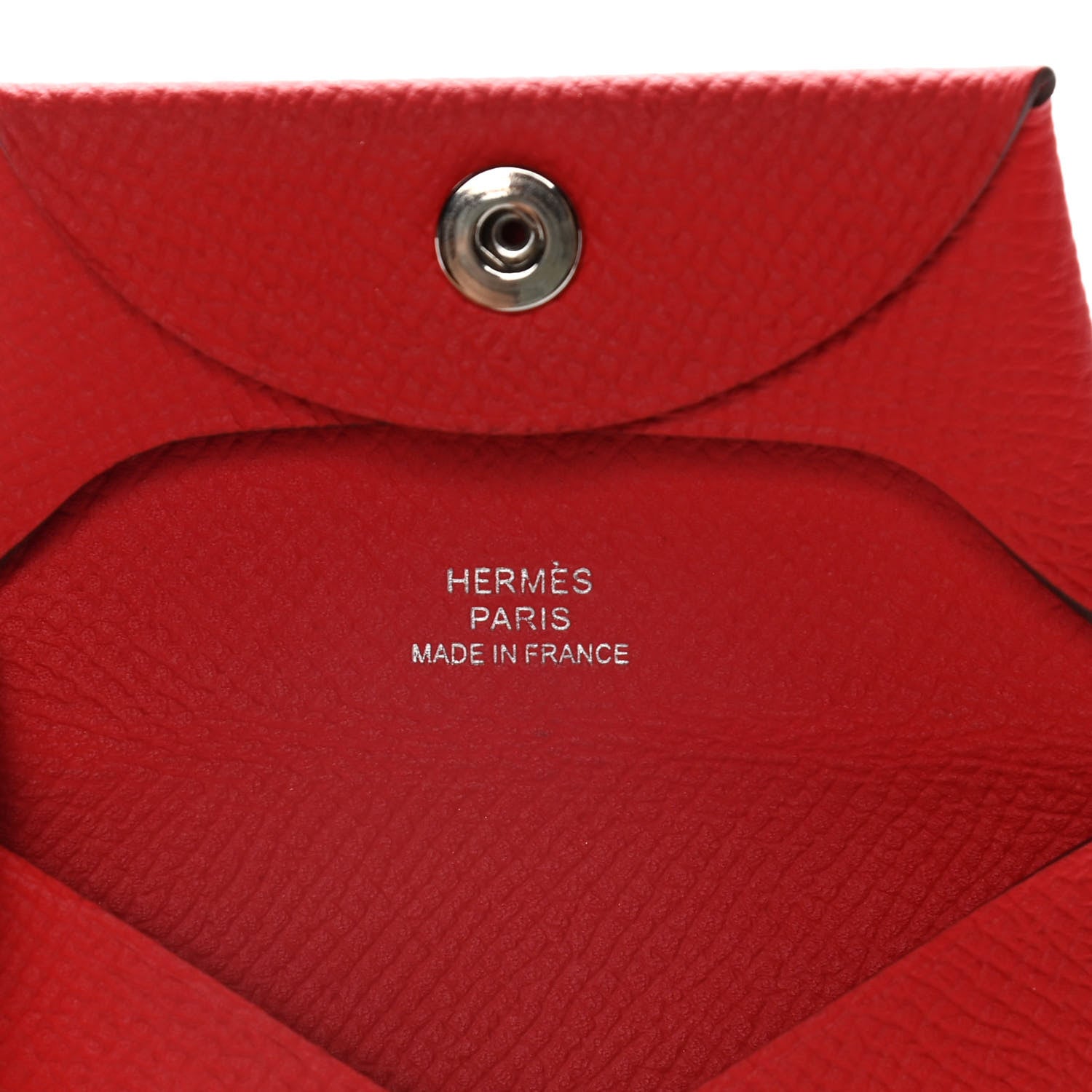 Hermes Epsom Bastia Coin Purse Rouge De Coeur 5 of 7