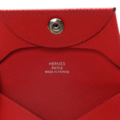 Hermes Epsom Bastia Coin Purse Rouge De Coeur 5 of 7