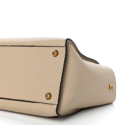 Celine Bullhide Calfskin Small Ring Bag Milky Beige 8 of 8