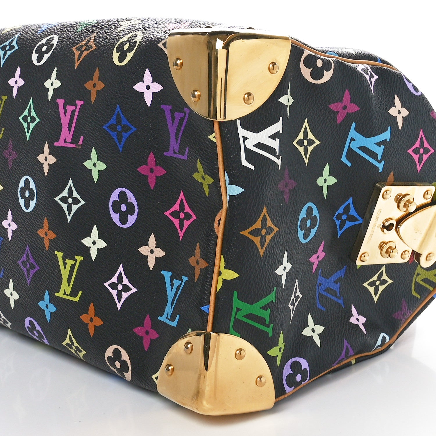 Louis Vuitton Monogram Multicolor Speedy 30 Black 9 of 9