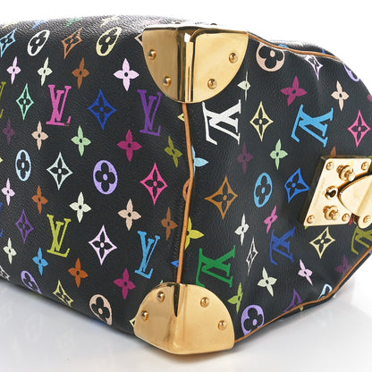 Louis Vuitton Monogram Multicolor Speedy 30 Black 9 of 9