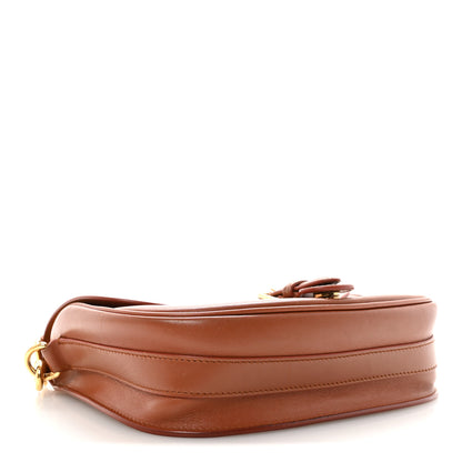 Christian Dior Box Calfskin Medium Bobby Flap Dark Tan 4 of 9