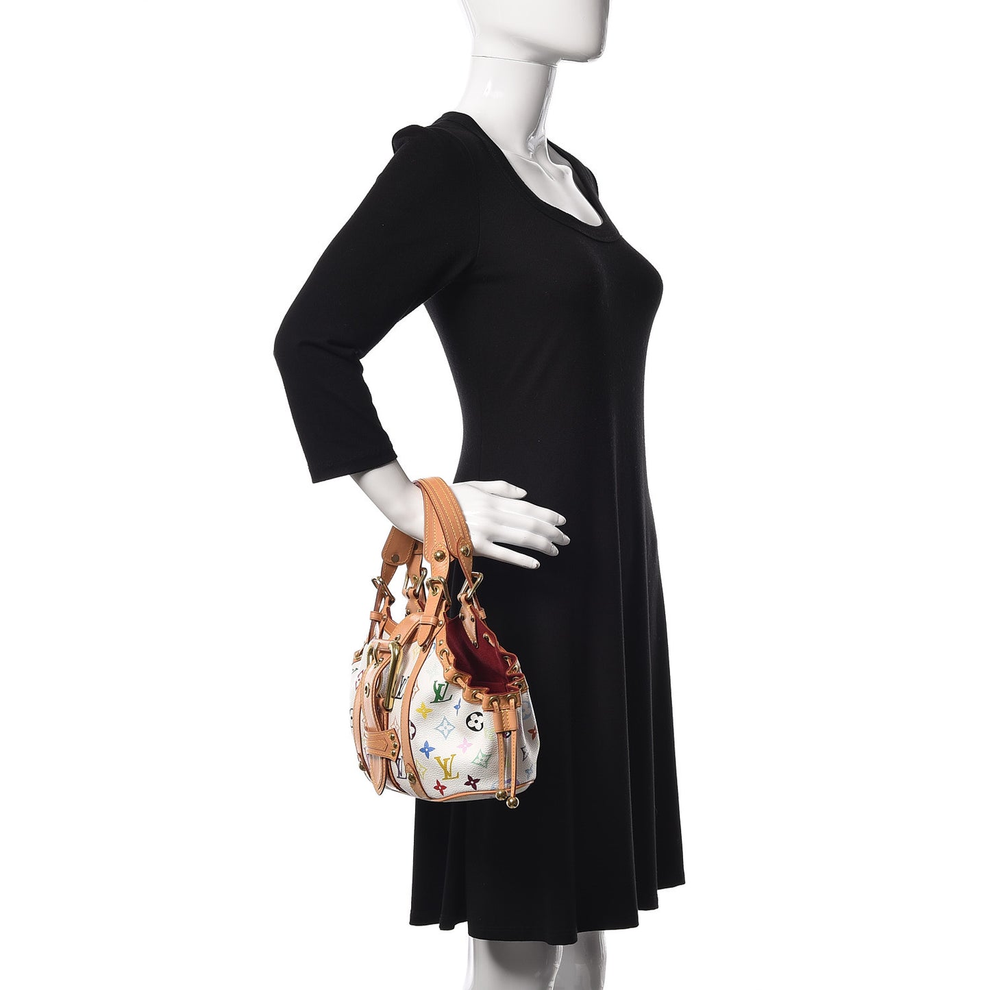 Monogram Multicolor Theda GM White