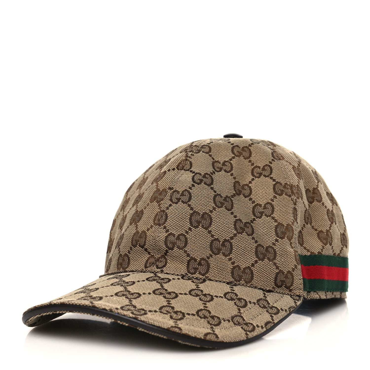 Gucci Monogram Web Baseball Hat XL Beige Cocoa 1 of 9