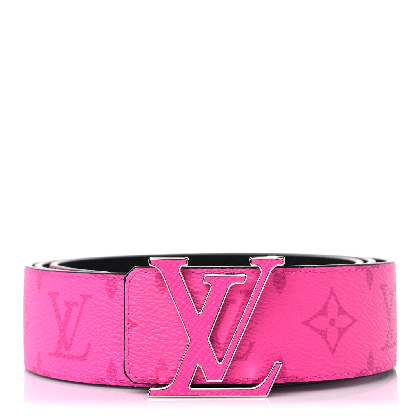 Monogram 40mm Reversible LV Initiales Belt 110 44 Pink