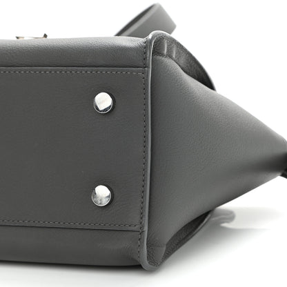 Saint Laurent Calfskin Baby Monogram Downtown Cabas Earth 9 of 10