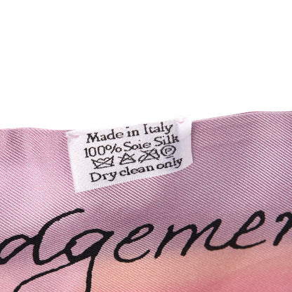 Christian Dior Silk Judgement Scarf Pink 4 of 11