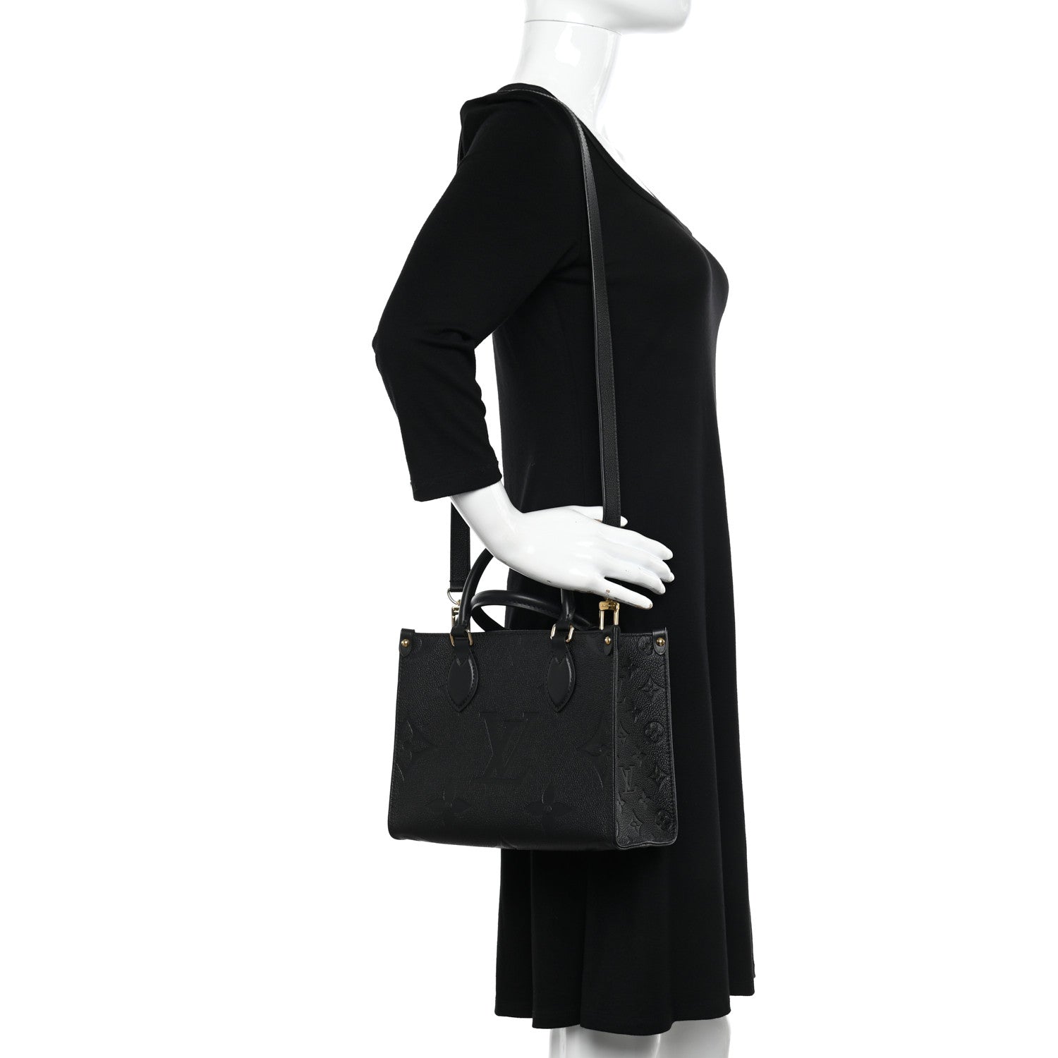 Louis Vuitton Empreinte Monogram Giant Onthego PM Black 2 of 10