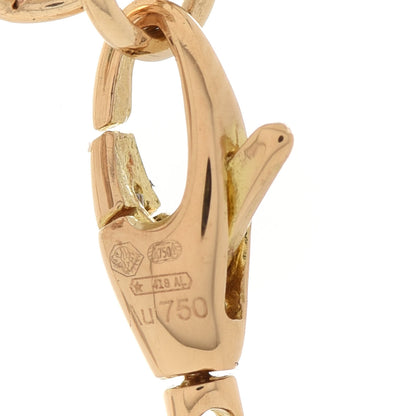 Gucci 18K Yellow Gold Diamond Pink Tourmaline Aquamarine Le Marche des Merveilles Feline Bracelet 5 of 7