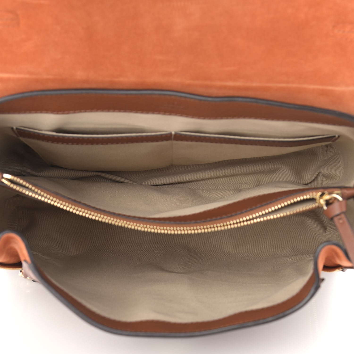 Chloe Calfskin Medium Faye Day Shoulder Bag Tan 5 of 10