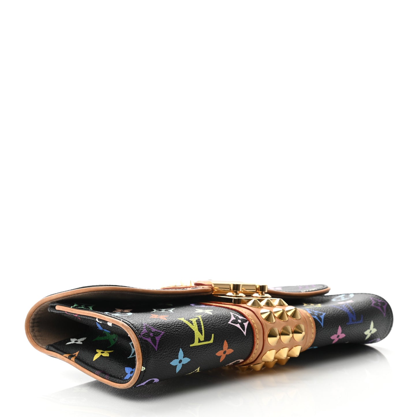 Monogram Multicolor Courtney Clutch Black