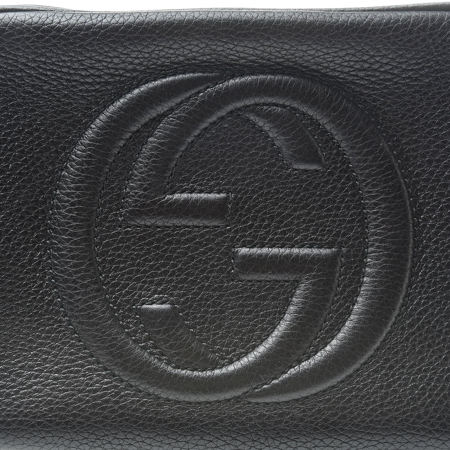 Gucci Pebbled Calfskin Small Soho Disco Bag Black 8 of 10