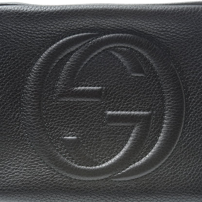 Gucci Pebbled Calfskin Small Soho Disco Bag Black 8 of 10