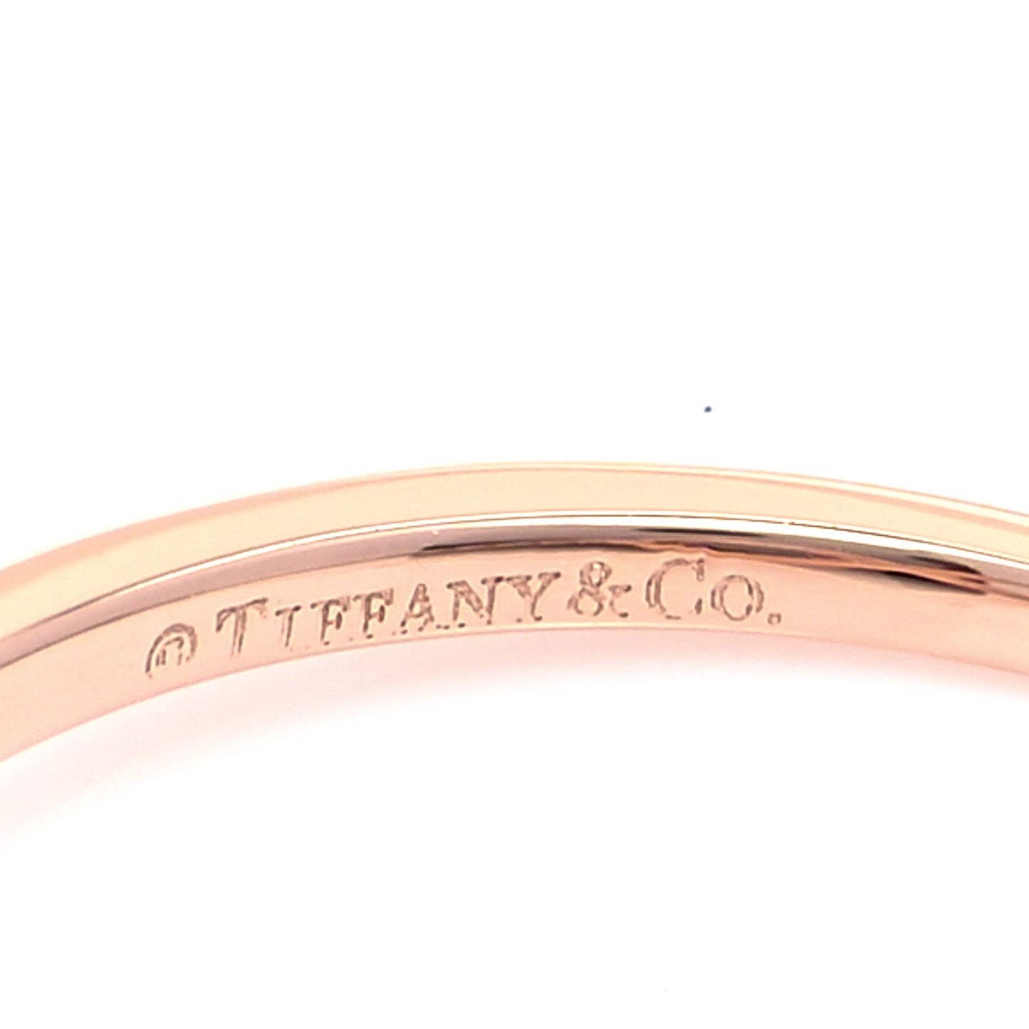 18K Rose Gold Diamond Infinity Ring 53 6.25