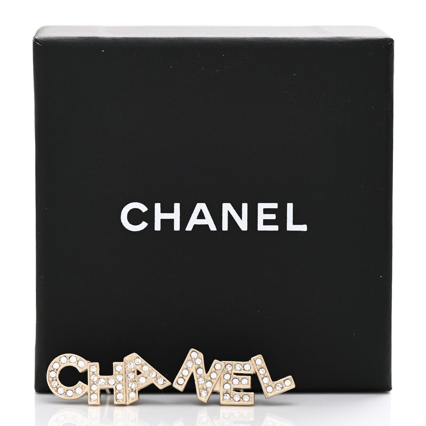Crystal Pearl Signature Stud Earrings Gold