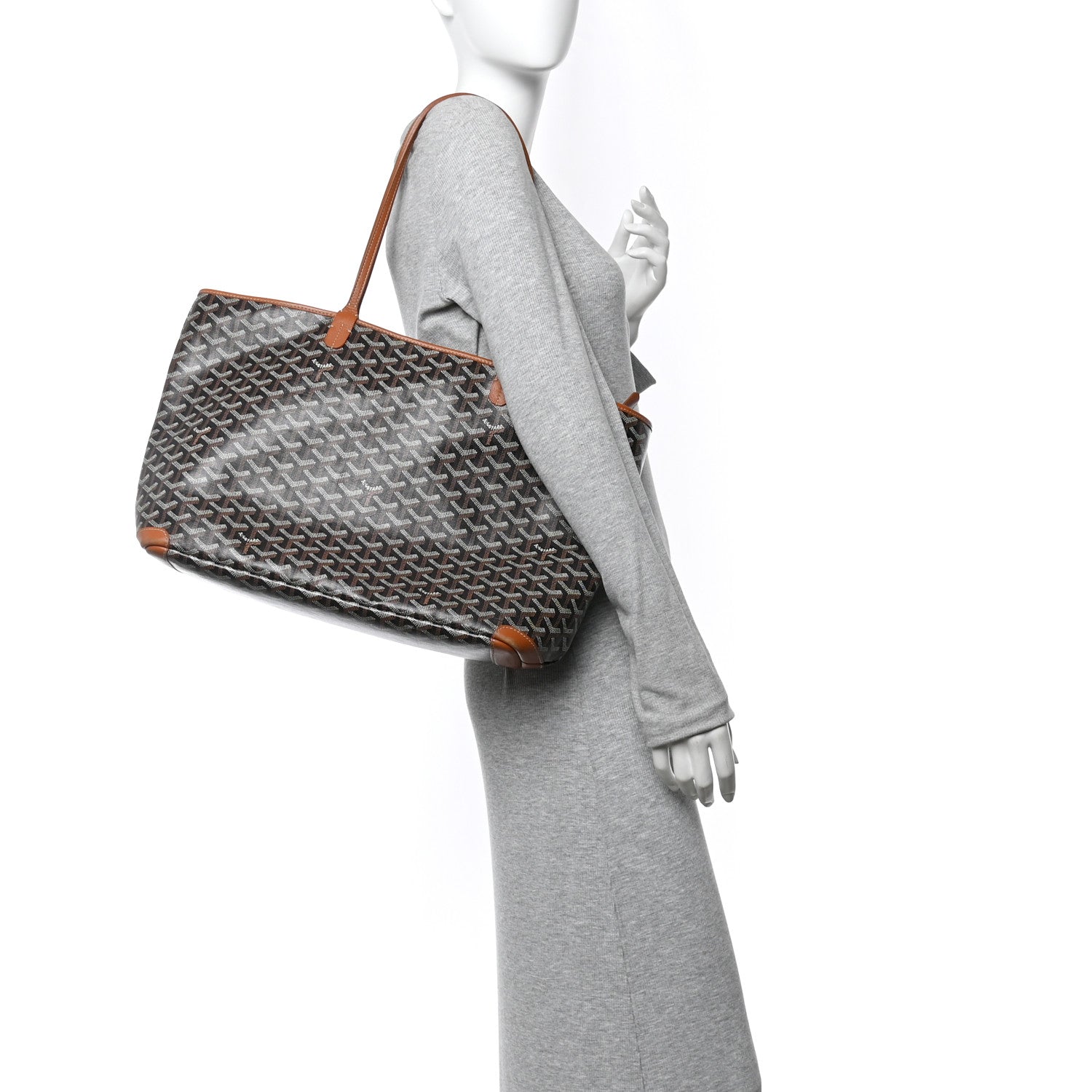 Goyard Goyardine Artois MM Black Gold 2 of 9