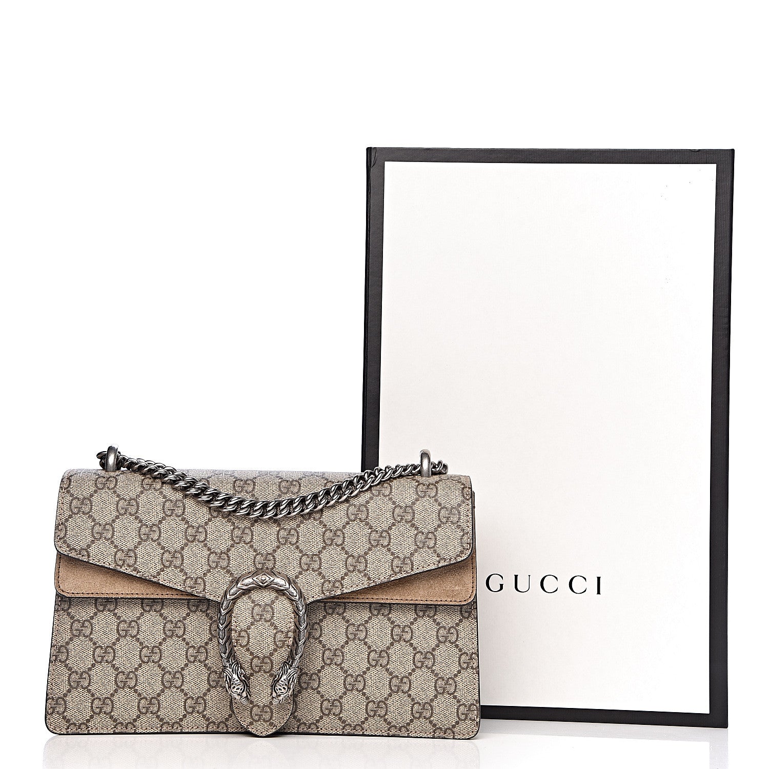 Gucci GG Supreme Monogram Small Dionysus Shoulder Bag Taupe 11 of 11