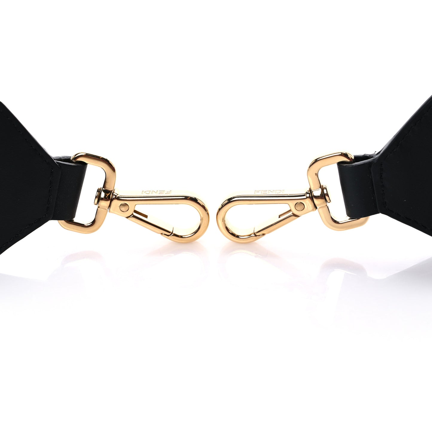 Cannete Ribbon Poly Vitello Century Logo Adjustable Strap You Lollipop Limon Black