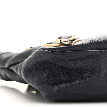 Balenciaga Chevre Gold Metallic Edge Hardware Town Bleu Nuit Dark Sea 9 of 15