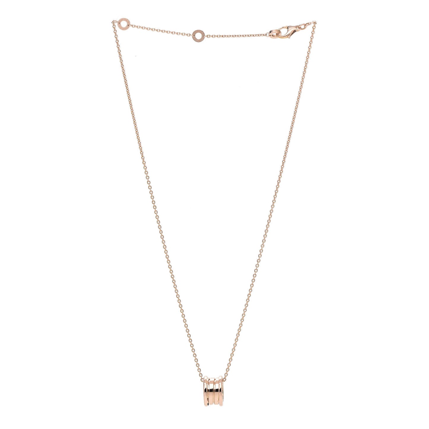 18K Rose Gold B.Zero1 Pendant Necklace