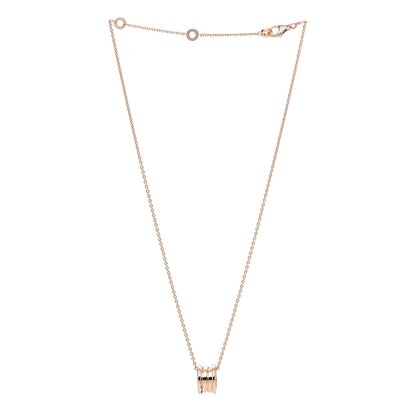 Bulgari 18K Rose Gold B.Zero1 Pendant Necklace 3 of 7