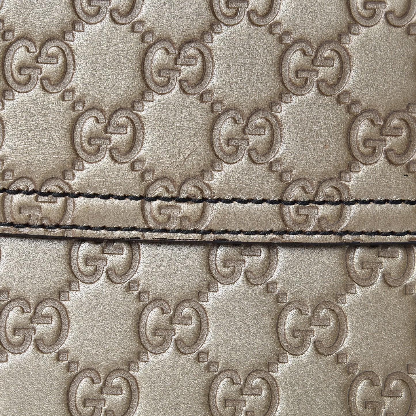 GG Shine Guccissima Medium Emily Chain Shoulder Bag Gold