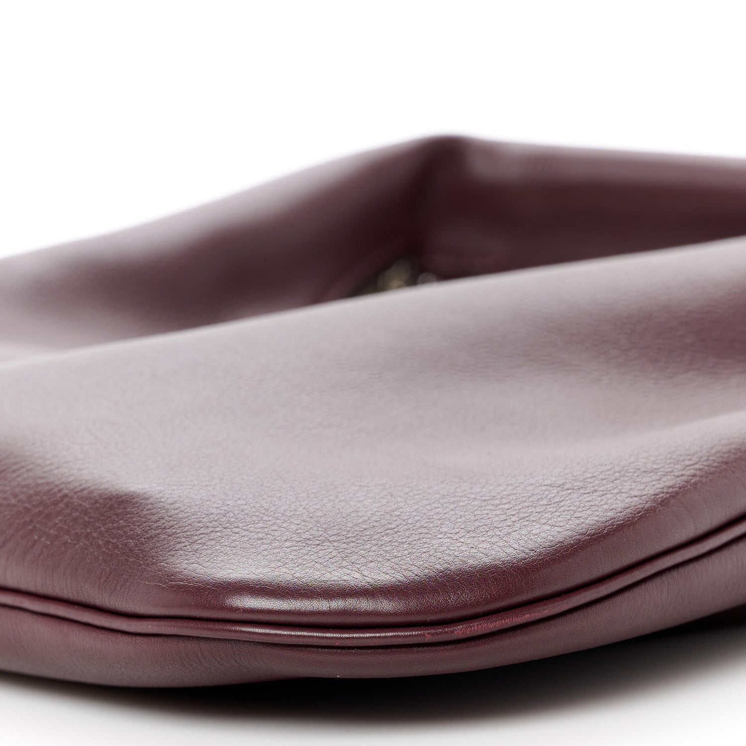 The Row Grained Calfskin Small Everyday Shoulder Bag Eggplant 9 of 9