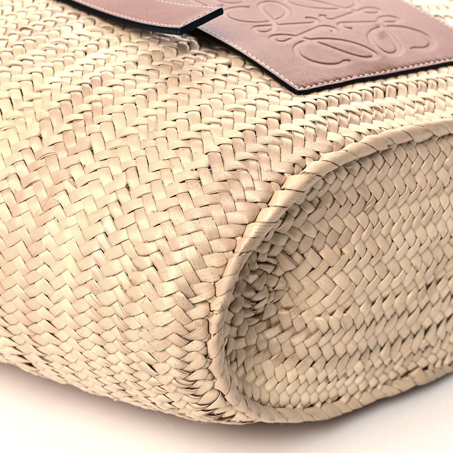 Loewe Raffia Basket Tote Bag Natural Tan 7 of 9