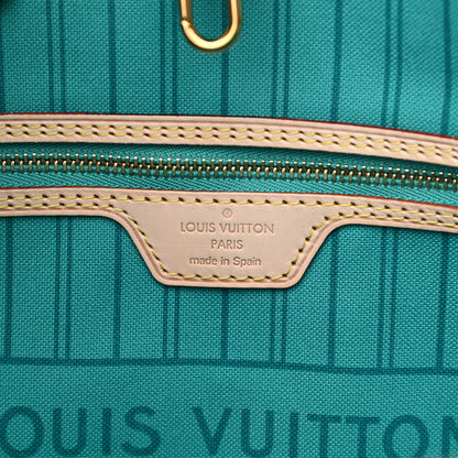 Louis Vuitton Monogram V Neverfull MM Turquoise 7 of 11
