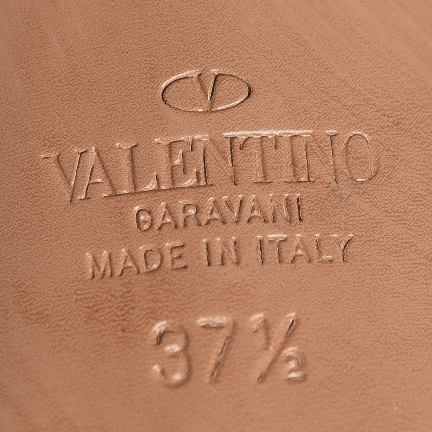Valentino Garavani Metallic Calfskin Rockstud 60mm City Sandals 37.5 Skin 9 of 9