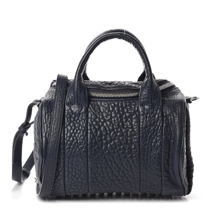 Alexander Wang Pebbled Lambskin Rockie Neptune 1 of 10