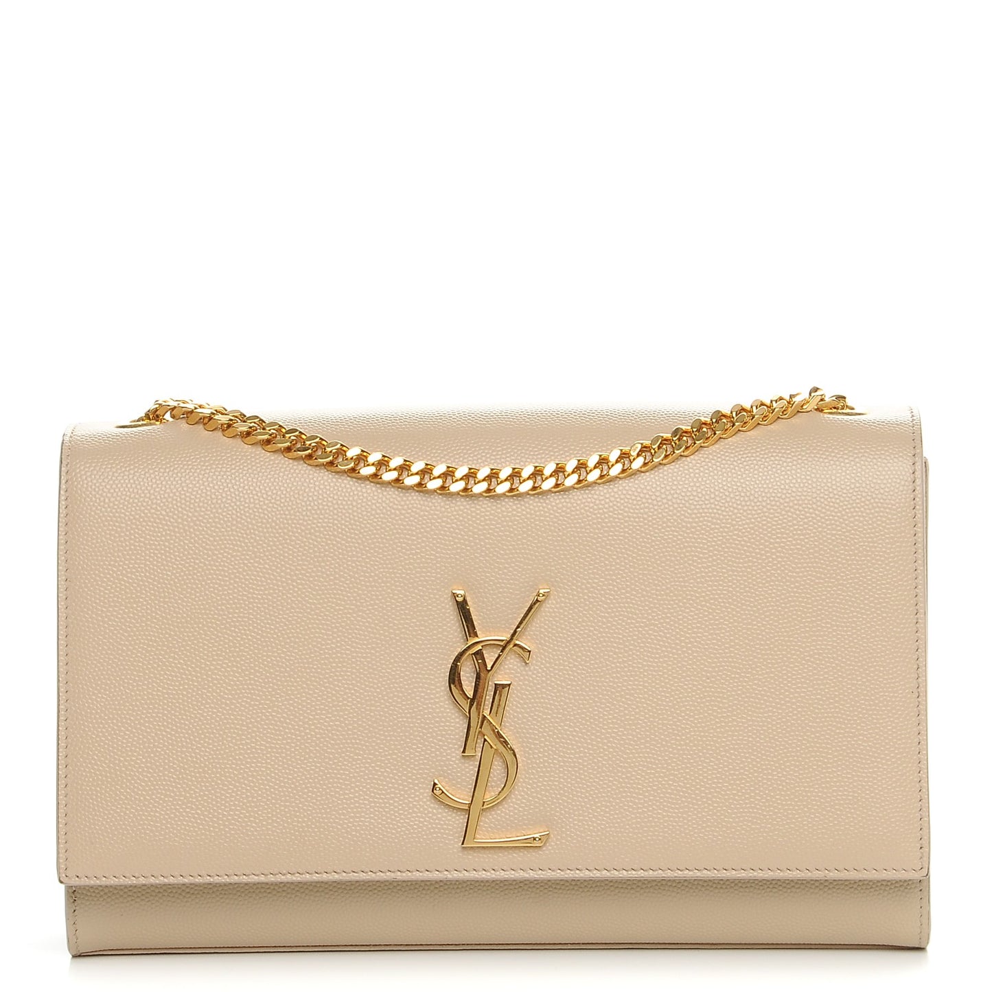 Grain De Poudre Medium Monogram Kate Satchel Nude Powder