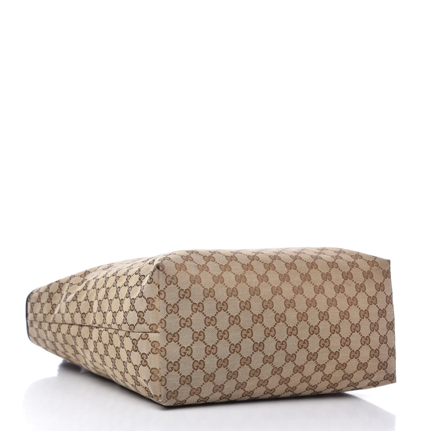 GUCCI GG Monogram Medium Handle Vertical Tote Brown