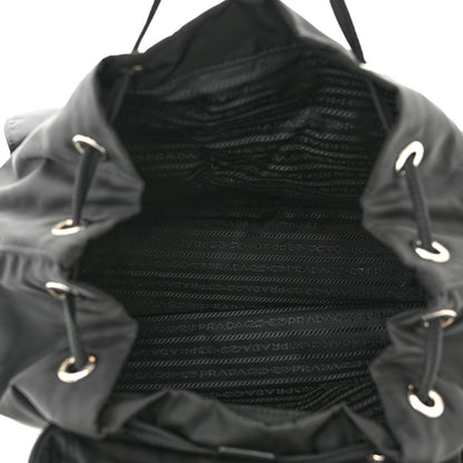Prada Tessuto Nylon Saffiano Medium Backpack Black 6 of 10