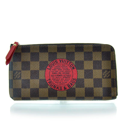 Louis Vuitton Damier Ebene Complice Trunks and Bags Wallet Red 1 of 12